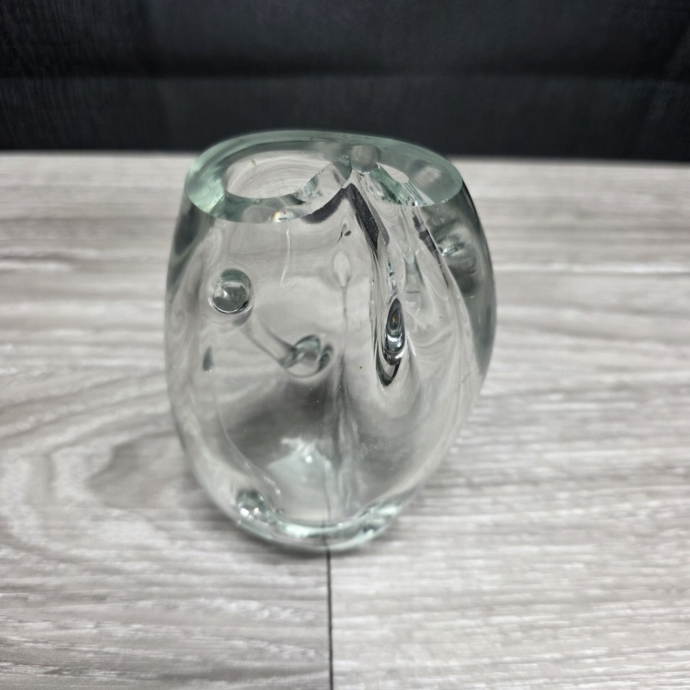 VINTAGE Glass Vase Paper Weight - Stunning 😃